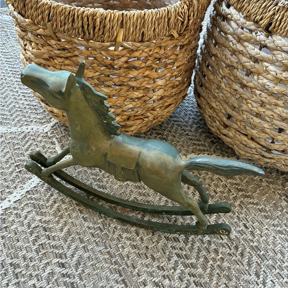Vintage Brass Rocking Horse - Picture 4 of 15